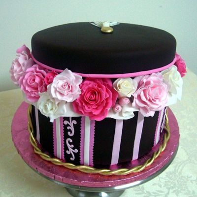 Hat Box Cake