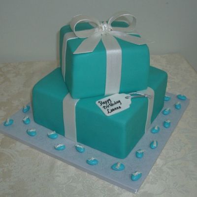 Tiffany Box Cakes