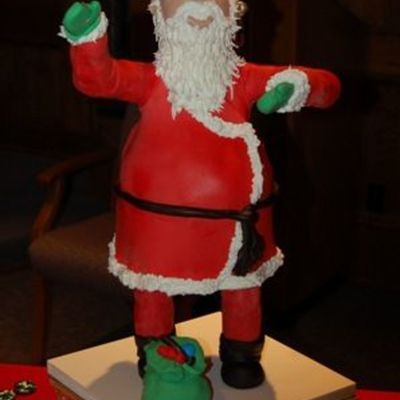 Santa Cake From Bronwyn Weber Class