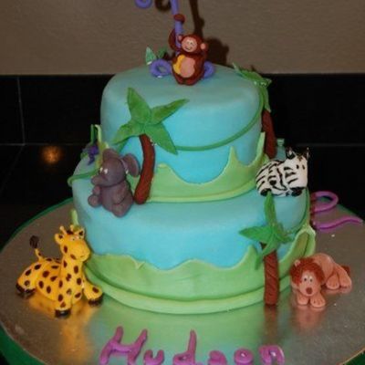 Jungle Birthday Cake