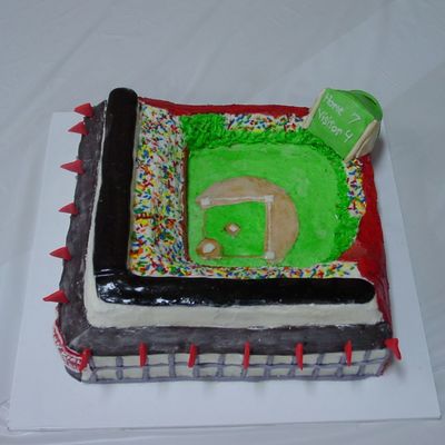 Wrigley Field Grooms Cake