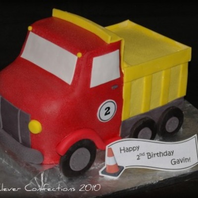Dump Truck Cake
