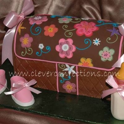 Brown Diaper Bag