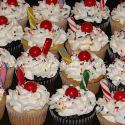 Cupcake Sundaes