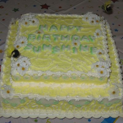 Simple Flowers And Bumble Bees