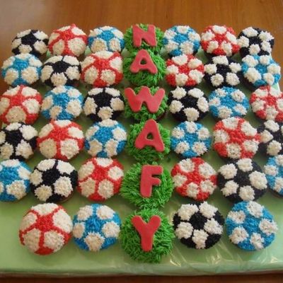 Soccer Cupcakes