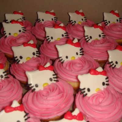 Hello Kitty Cupcakes