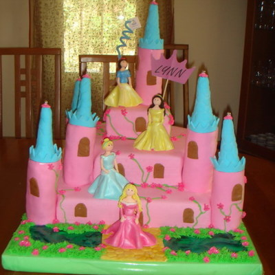 Princess Castle Cake