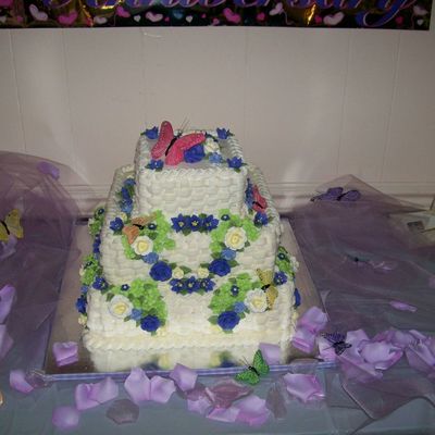 3 Tiered Cake For Best Friend