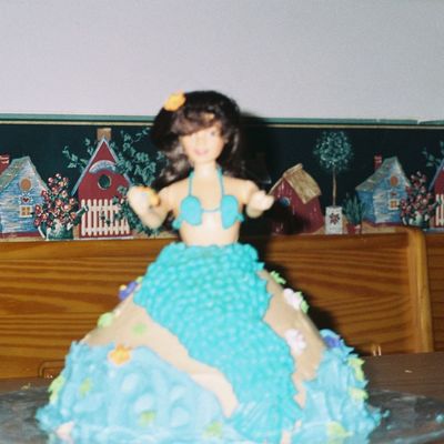 First Attempt At A Mermaid Cake