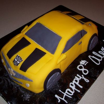 Bumblebee Transformers Cake