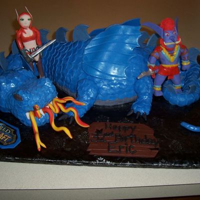 World Of Warcraft Characters With Dragon