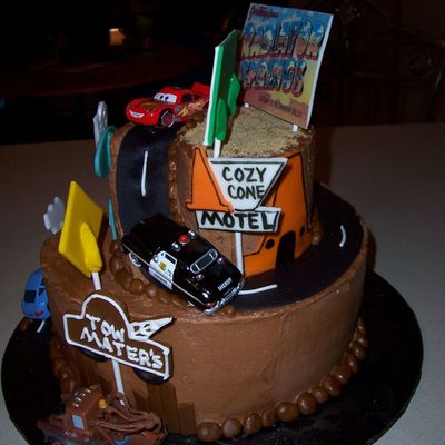 Radiator Springs Side View