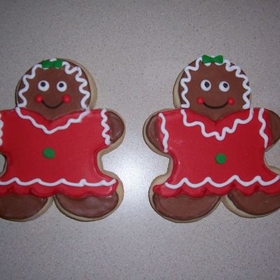 Gingerbread Women Sugar Cookies