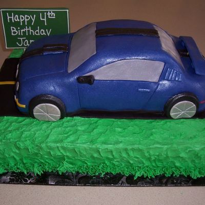 3D Mustang Cake