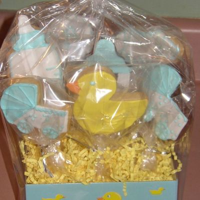 Baby Boy Cookie Bouquet