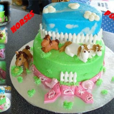Horse & Ponies Cake