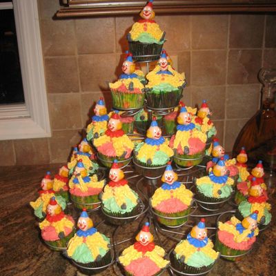 Clown Cupcakes