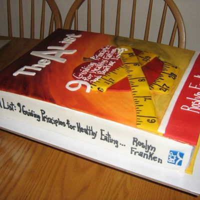 Book Cover Cake