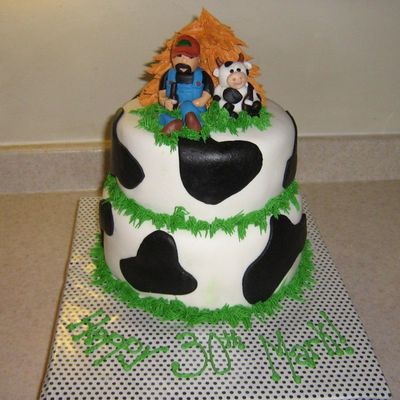 Farm B-Day Cake