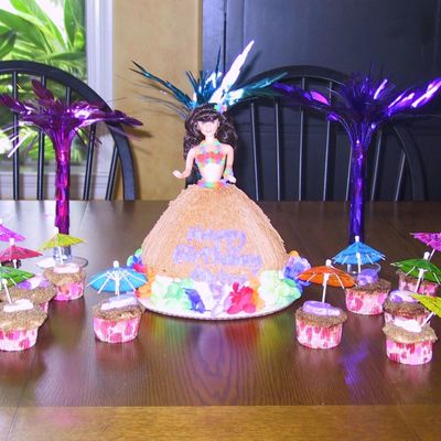 Hula Girl And Mini Beaches