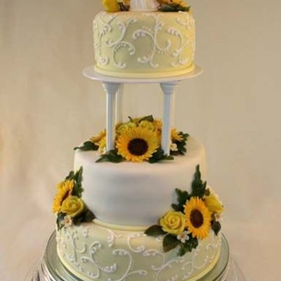 Sunflowers And Roses