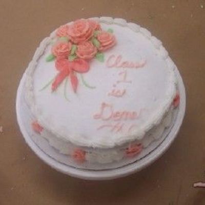 Wilton Class 1 Final Cake