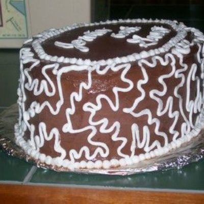 Anniversary Cake Using Cornelli Lace