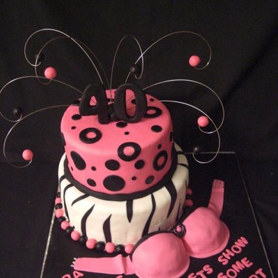 40Th Birthday Bra