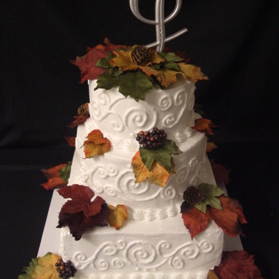 Kelly's Fall Wedding Cake