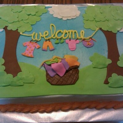 Clothesline Baby Shower