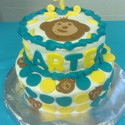Mod Monkey First Birthday