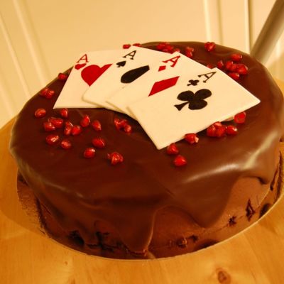 Birthday Cake For A Card Player