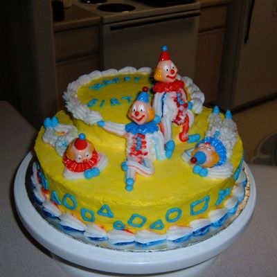 Course I Class 3 Clown Cake