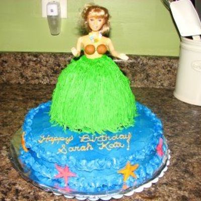 Hula Girl - Luau Themed Birthday Party