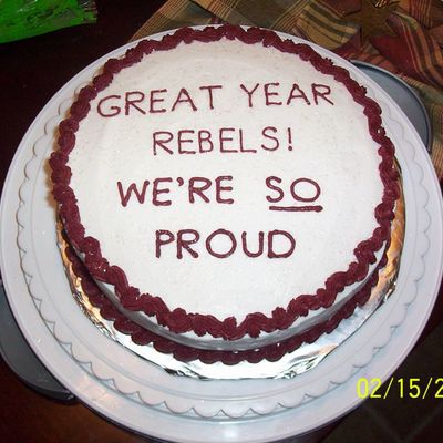 Senoir Night Football Game Cake