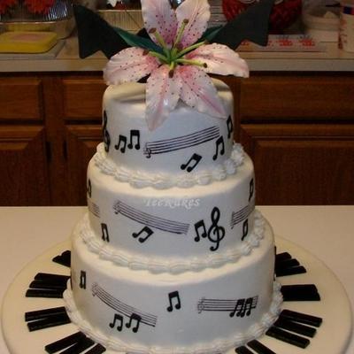 Music Recital Reception Cake