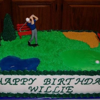 Golf Birthday Cake!
