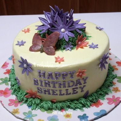 Daisy Birthday Cake