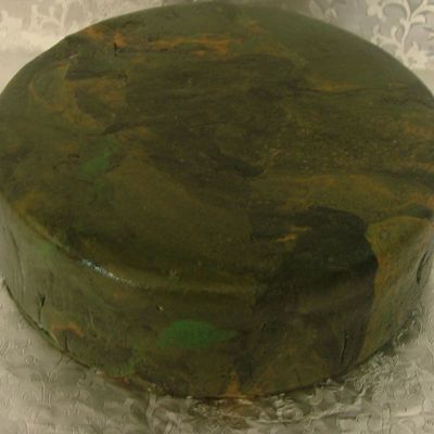Camo Fondant Cake