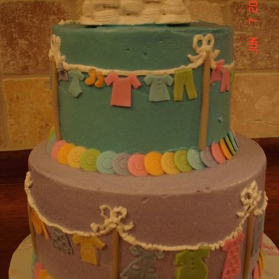 Clothes Line Baby Shower