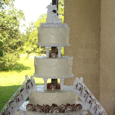 Fountain And Strawberries