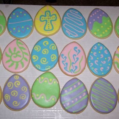 More Easter Egg Cookies
