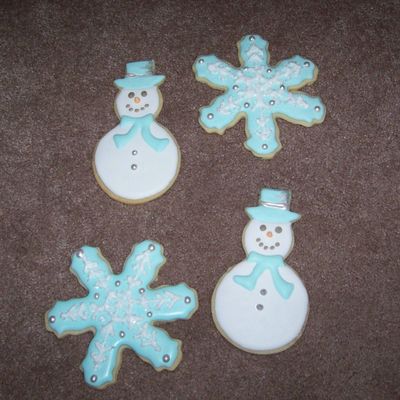 Snowflakes And Snowmen