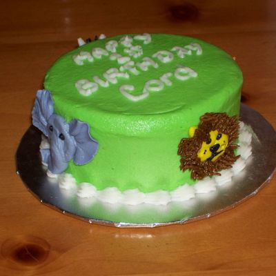 Jungle Animals Smash Cake