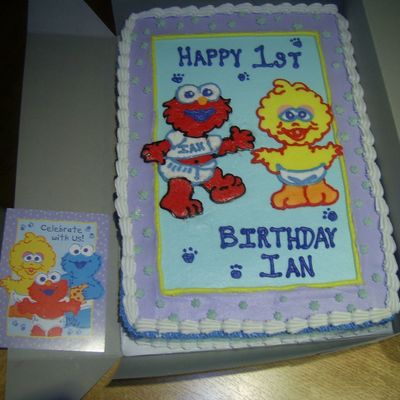 Baby Elmo And Big Bird