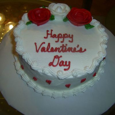 Simple Valentine's Cake