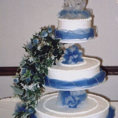 Steven & Corrie's Wedding Cake