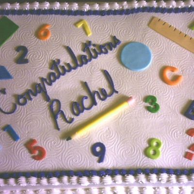 Rachel's Graduation Cake