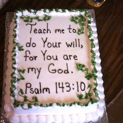 Scripture Cake